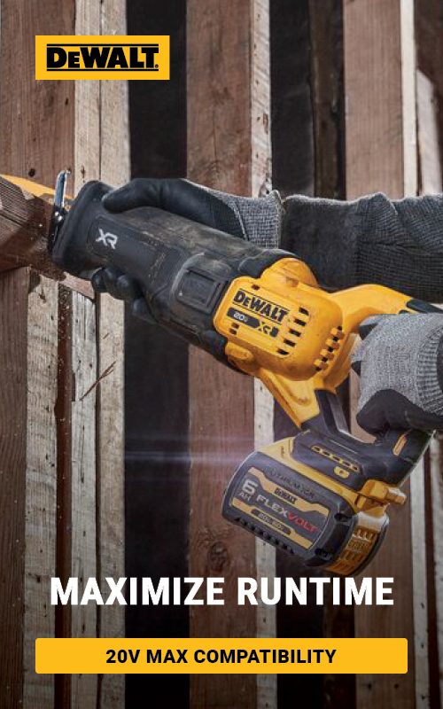 DeWALT® Maximize Runtime